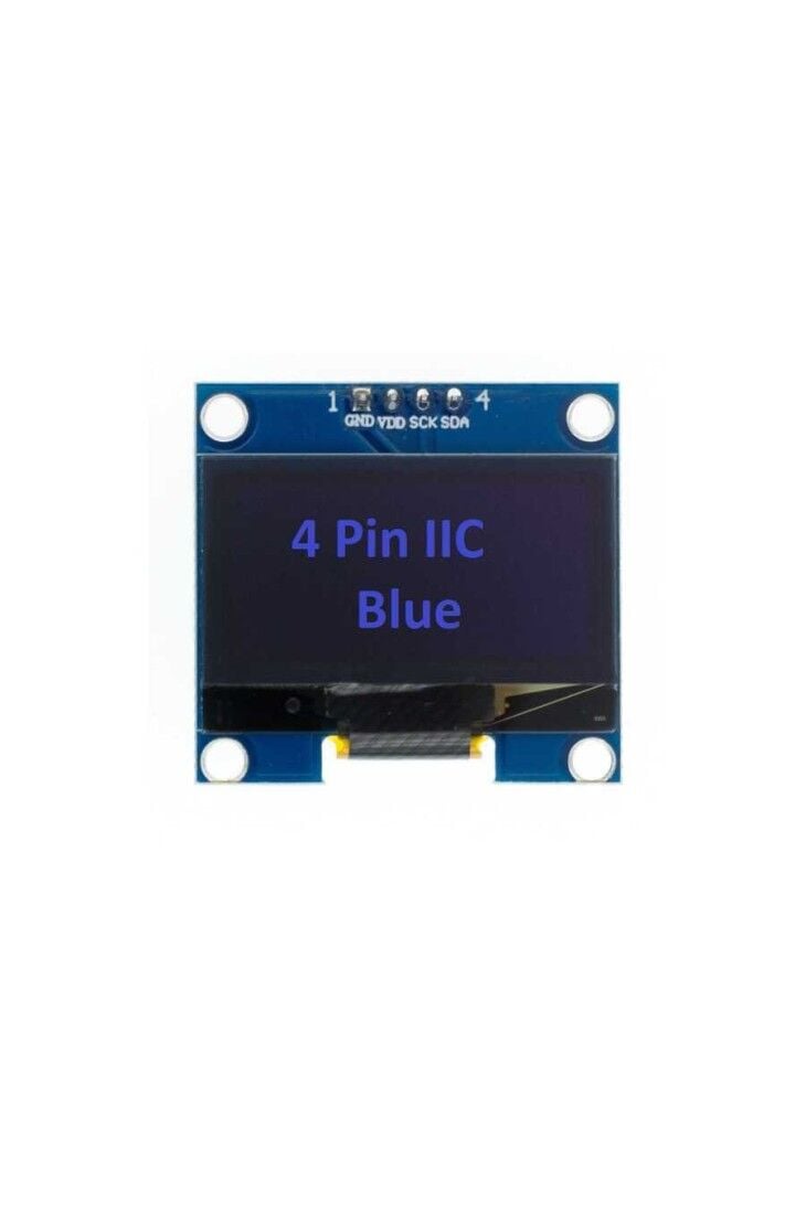 128x64 Oled Lcd Ekran 1.3 inch - Mavi