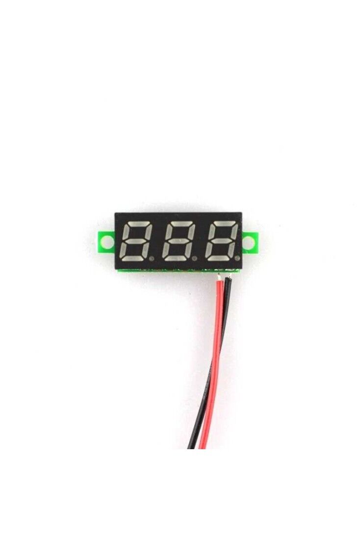 0.28'' Mini Dijital Voltmetre DC 0-100V - Mavi