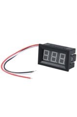 Voltmetre DC (0-30V) - Kırmızı