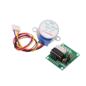 28 BYJ-48 Redüktörlü Step Motor ve ULN2003A Step Motor Sürücü Kartı