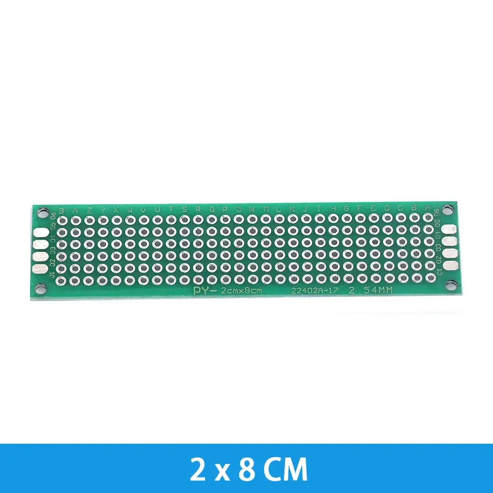 2x8 Epoxy Çift Taraflı Prototip PCB