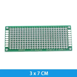 3x7 Epoxy Çift Taraflı Prototip PCB