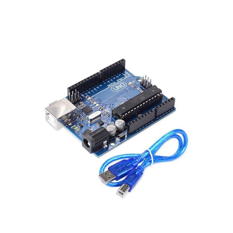Arduino Uno R3 Dip - Klon (USB Kablo Dahil)