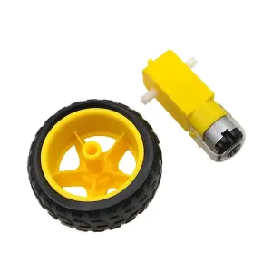 6V 250 Rpm Motor ve Tekerlek Seti